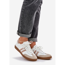 Zazoo N1068 Piele Low Beige Sneakers pentru femei bej 1
