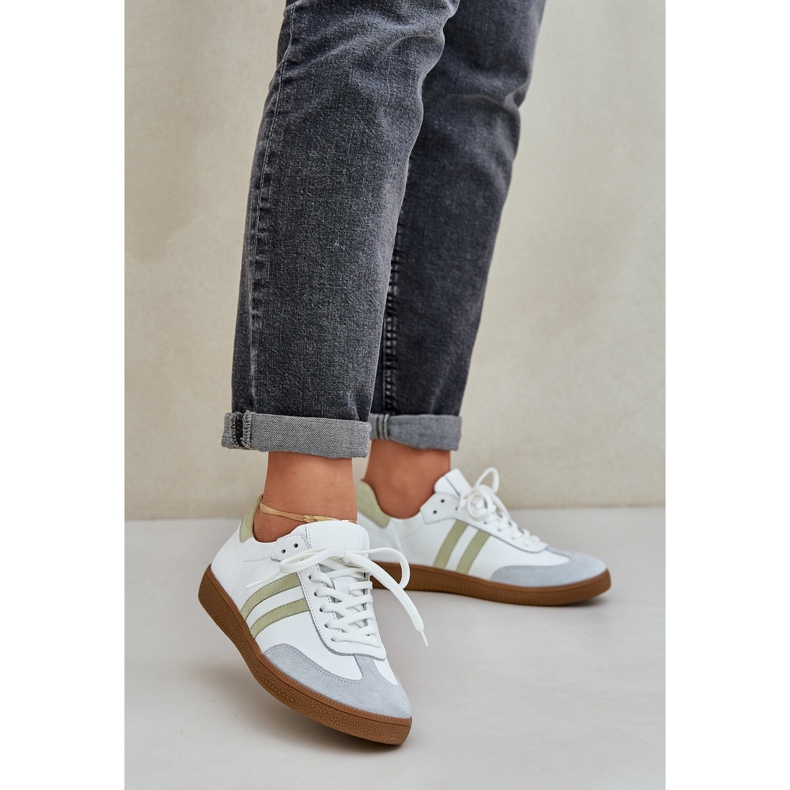 Zazoo N1068 Pantofi de damă din piele, alb 2