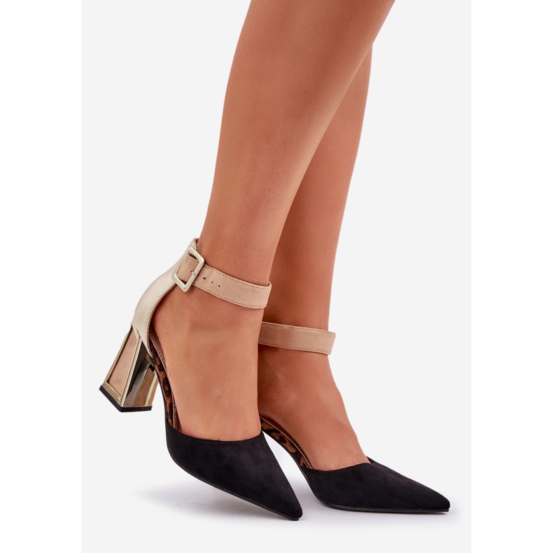 Sandale pe stâlp cu degetele de la picioarele îndreptate negre negru 1 Sandale pe stâlp cu degetele de la picioarele îndreptate negre negru 1