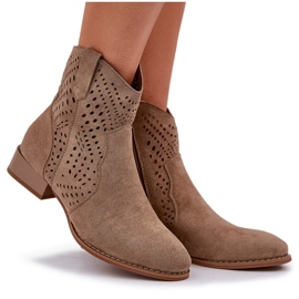 Jezzi Openwork Women’s Low Heels bej 7