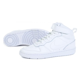 Nike Court Borough Mid 2 (GS) CD7782-100 Pantofi albi 1