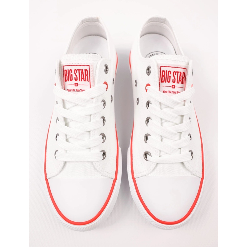 Adidași pentru femei Big Star NN274656 White alb 2