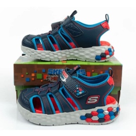 Sandale Skechers 402213L/NVRD albastru 27