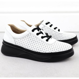 Pantofi deschise pe platforma albă Vinceza 79506 2