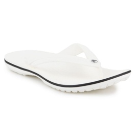 Flip-flops pentru bărbați Crocs Crocband Flip 11033-100 alb 1