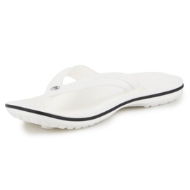 Flip-flops pentru bărbați Crocs Crocband Flip 11033-100 alb 3
