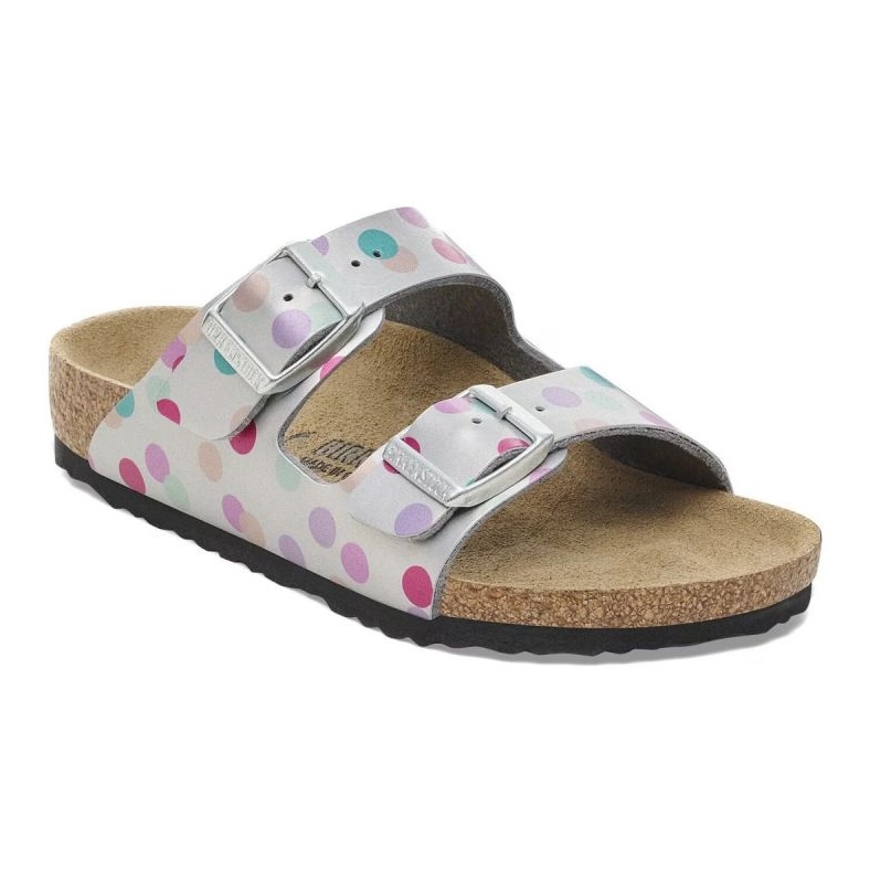 Birkenstock Arizona BS 1029805 Flops în Polka Dots argint 1