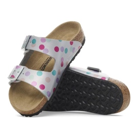 Birkenstock Arizona BS 1029805 Flops în Polka Dots argint 4