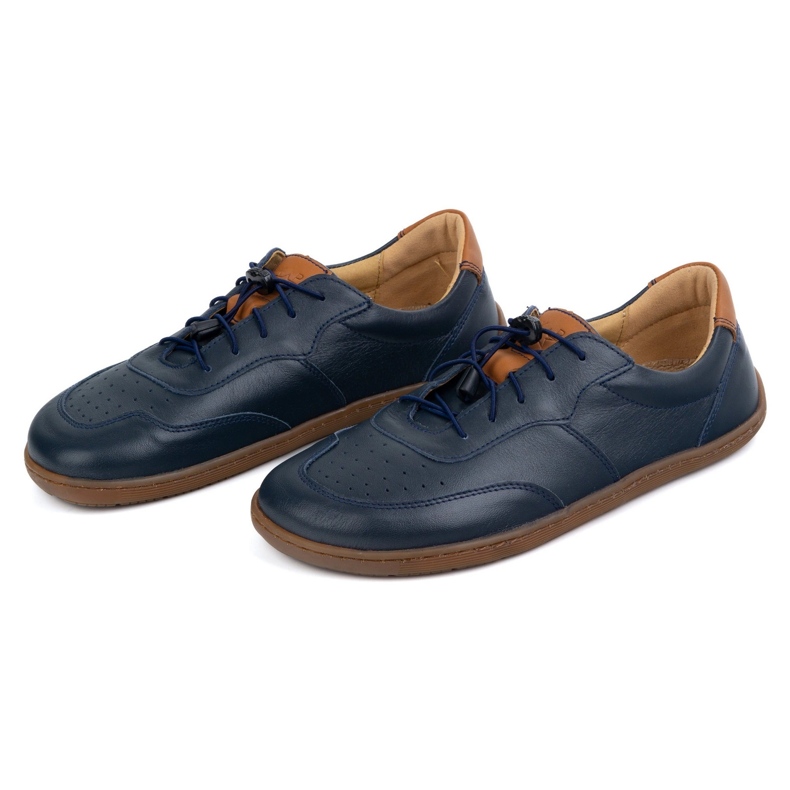 Kampol Pantofi de piele minimalist Marefoot 500/54 Blue Navy albastru 1 Kampol Pantofi de piele minimalist Marefoot 500/54 Blue Navy albastru 1
