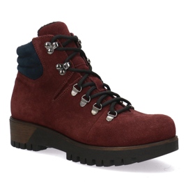 Olivier Cizme pentru femei din Burgundia pentru femei 5-0958-034 roșu 1