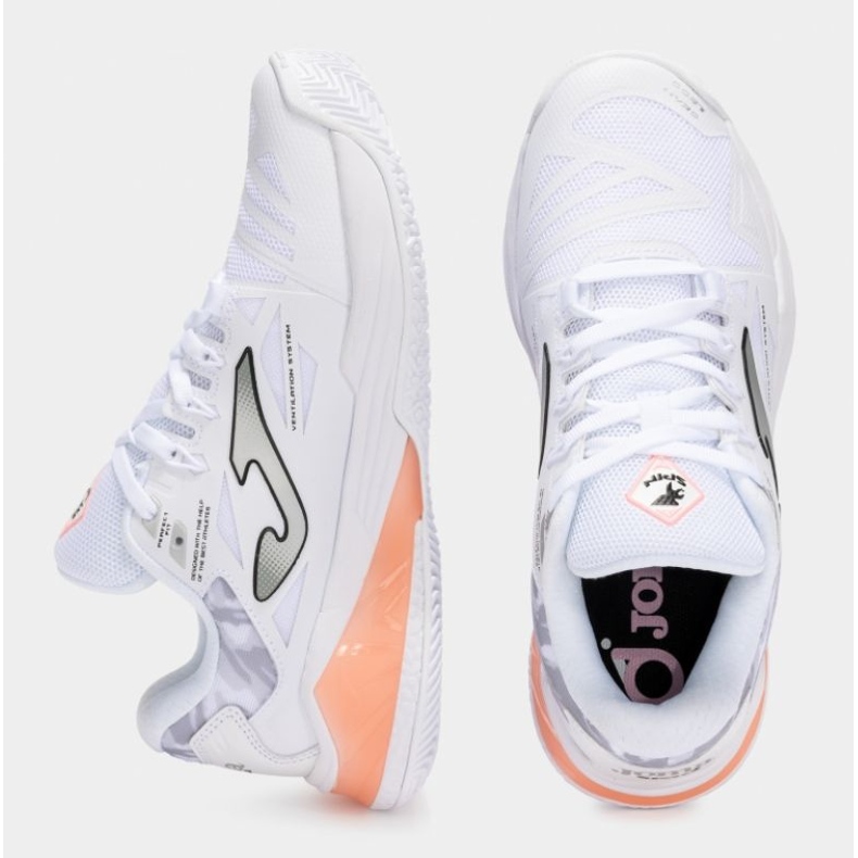 Pantofi de tenis Joma Spin Lady 2502 Tspils2502OM alb 1 Pantofi de tenis Joma Spin Lady 2502 Tspils2502OM alb 1