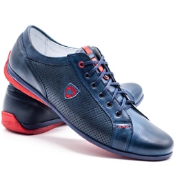 Joker Pantofi casual pentru bărbați 295J bleumarin albastru 1