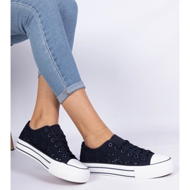 Openwork Women's Andiakers Blue Blue albastru 2