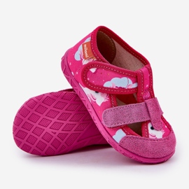 Papuci pentru copii pentru Velcro în Unicorn Fuchsia roz 3
