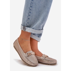 S.Barski GLITTER PLATĂ PLATĂ FAVE din piele naturală D&amp;A LR51-546 Zloty de aur 1