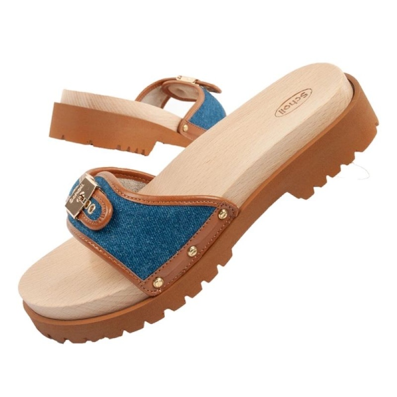 Scholl Pescura iconică F305492349 CLOGS albastru 1