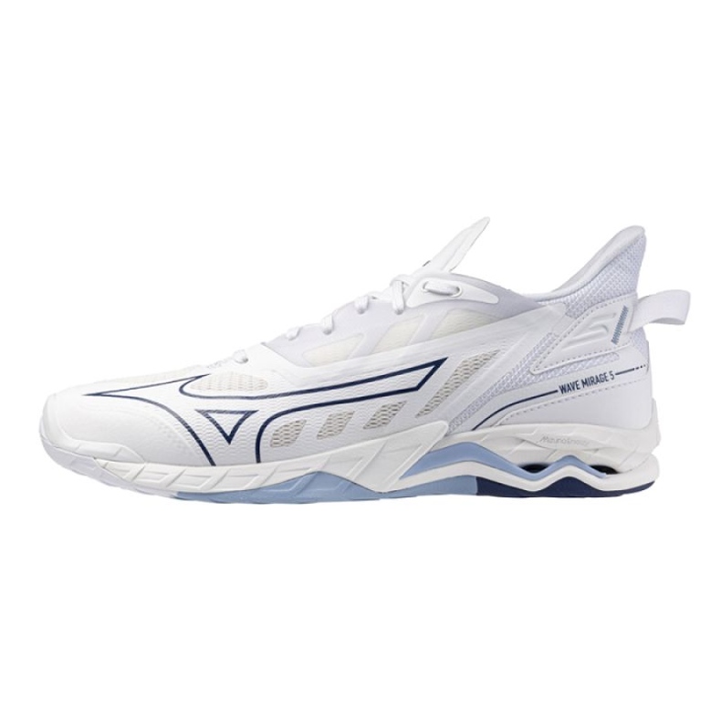 Mizuno Wave Mirage 5 X1GA235097 Pantofi de volei alb 1