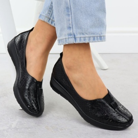Pantofi pentru femei Slip-On OpenWork Jezzi Black RMR1840-13 negru 4