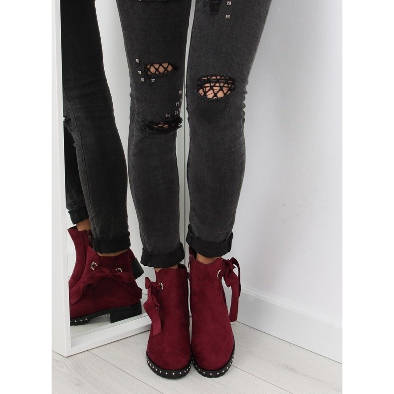 Cizme Cizme Jodhpur visiniu DR11798-64 vin roșu 1