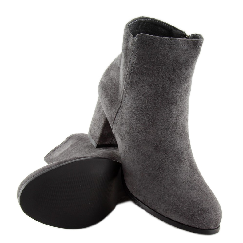 Tocuri înalte clasice gri gri 2