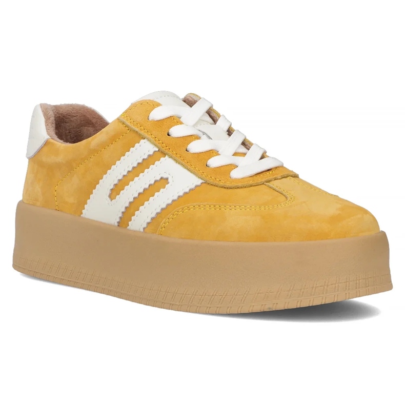 Adidași din piele Filippo DP6994/25 żółty Suede galben 1