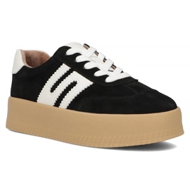 Filippo DP6994/25 adidași din piele negru 1