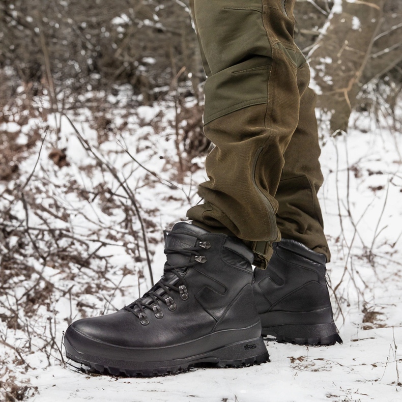 Pollonus Pantofi tactici de trekking solid-myśliwskie bison polulonus negru 6-0126-001 2