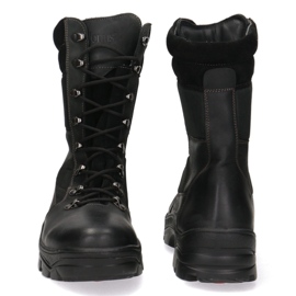 Piele Tactical Trekking-Myśliwskie Pollonus Black 6-0128-001 Muflon negru negru 1