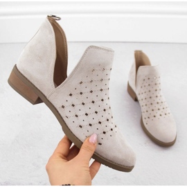 M.Daszyński Openwork Boots M. Daszyński San12b bej 7