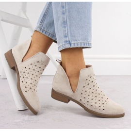 M.Daszyński Openwork Boots M. Daszyński San12b bej 8