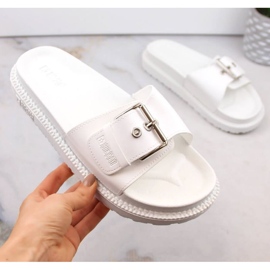 Flip-flops Big Star W cu platformă JJ274A309 INT1681C alb 10