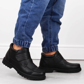 Pantofi izolați Atletico Man's Style M WS-004 ATC455B negru 8