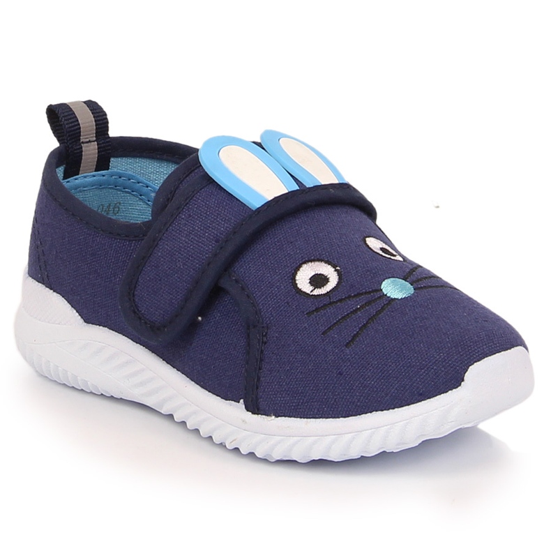 Tenisi Atletico mouse velcro pentru fete albastru 2