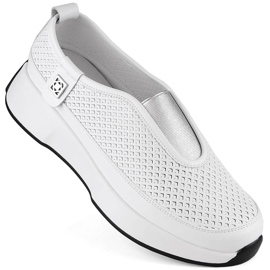 Pantofi sport de dama confortabili din piele, alb, T.Sokolski 456 1 Pantofi sport de dama confortabili din piele, alb, T.Sokolski 456 1