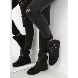 Cizme fesura superioare negru X659-1 negru 2