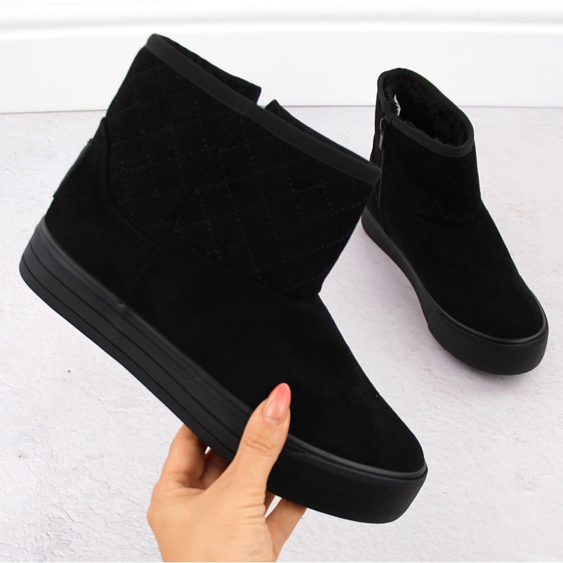 Cizme de zapada dama, mukluk, neagra Big Star OO274A522 negru 1