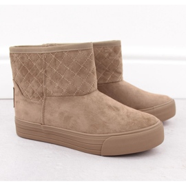 Cizme de zăpadă mukluk de damă, bej Big Star OO274A524 2 Cizme de zăpadă mukluk de damă, bej Big Star OO274A524 2