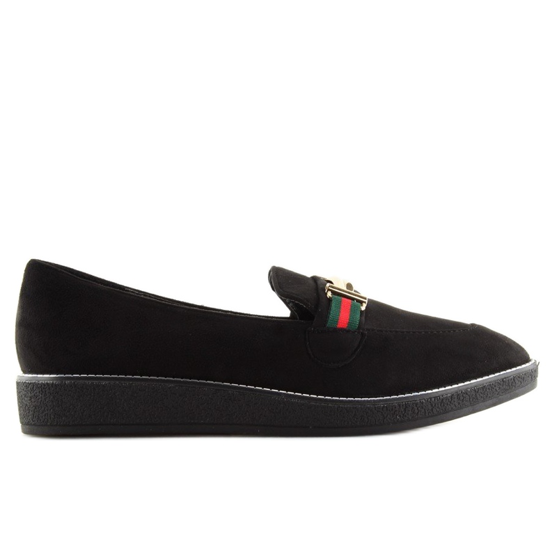 Negru Mocasini dama S0-204 negri 2