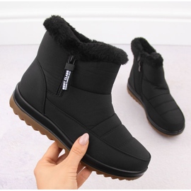 Cizme de zăpadă de damă cu blană, Potocki negru 66302 1