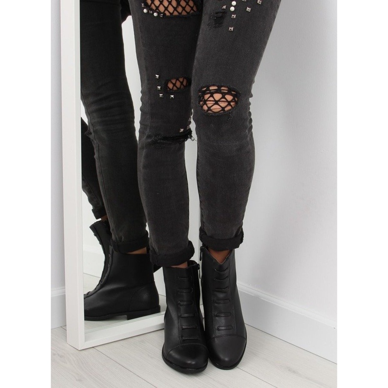 Ghete de dama izolate negre F7091-1BLACK negru 1