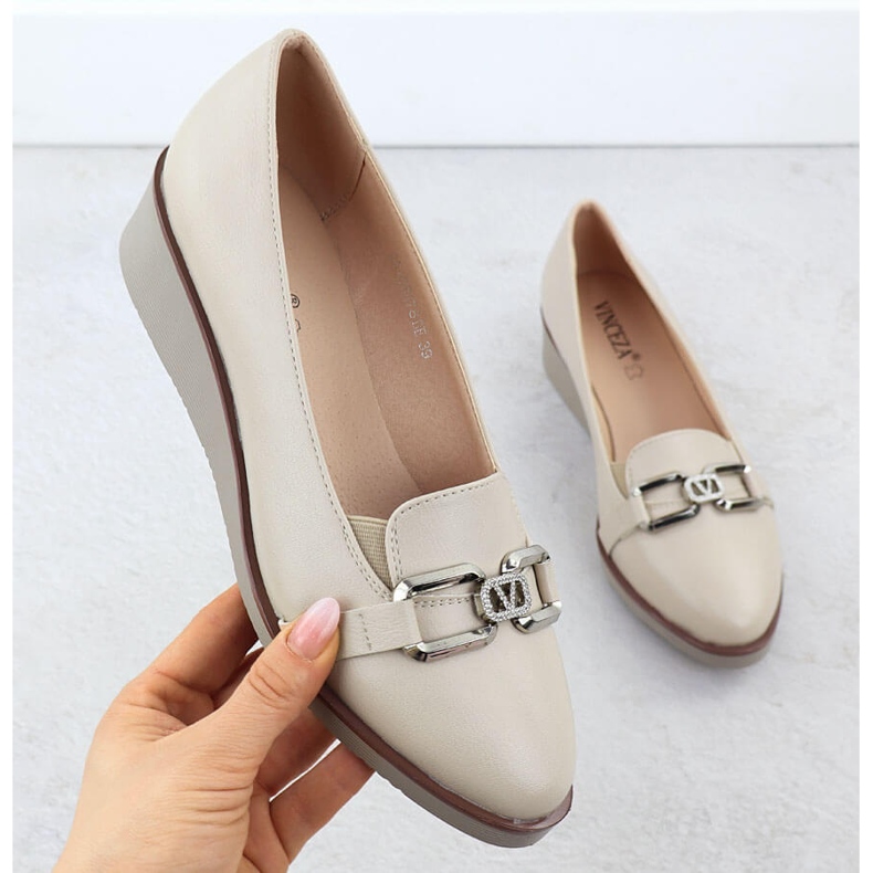 Pantofi pentru femei pentru bej Vinceza 58478 1