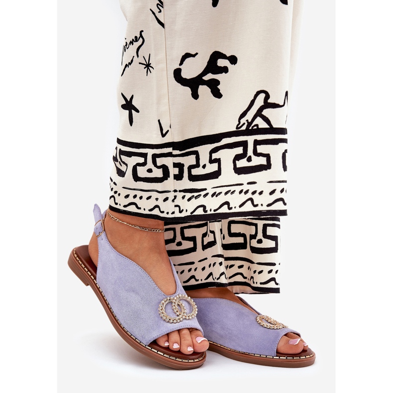 Sandale pentru femei cu eco eco eco eco cu o linie plată albastru 1 Sandale pentru femei cu eco eco eco eco cu o linie plată albastru 1