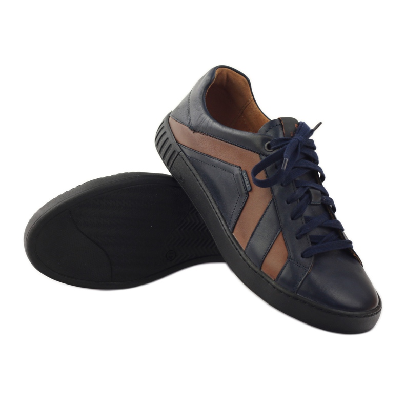 Pantofi sport Badura 3387 bleumarin maro albastru marin 3 Pantofi sport Badura 3387 bleumarin maro albastru marin 3
