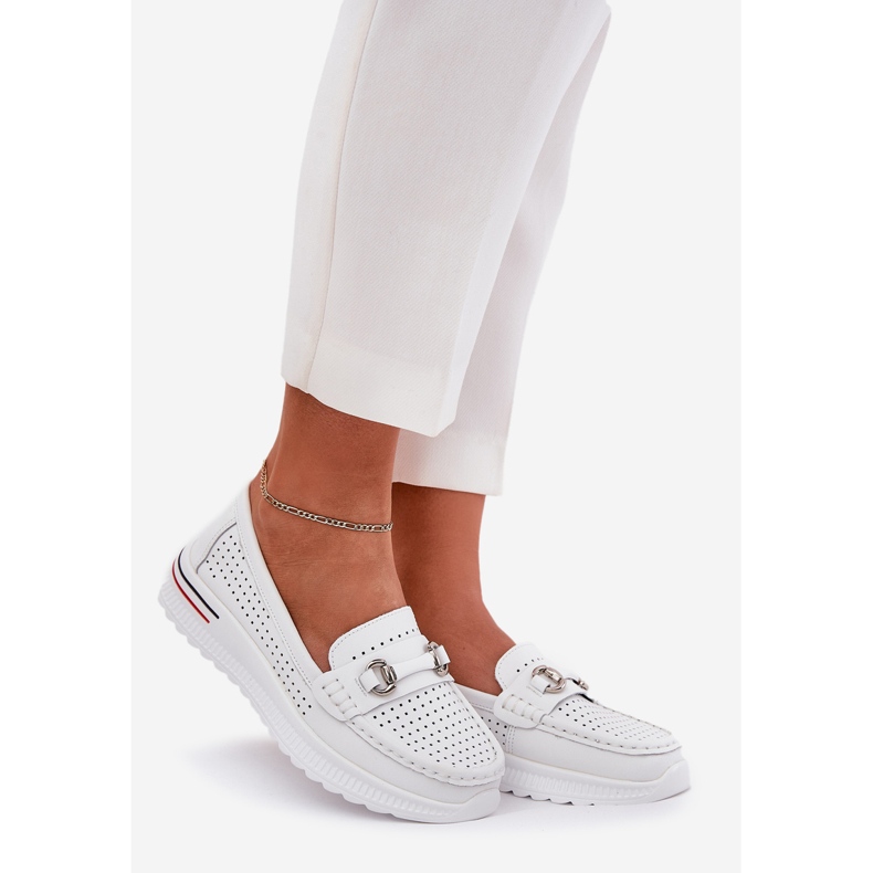 Openwork Vinceza Ballerinas Natural 95331 Alb 1