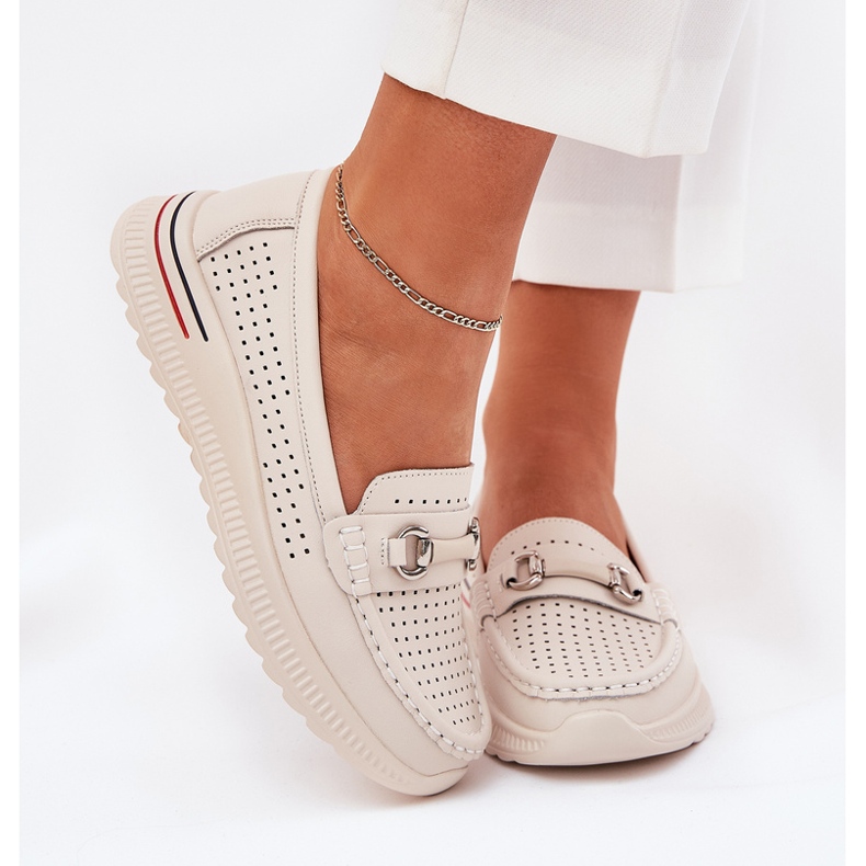 Openwork Vinceza 95331 Balerine naturale bej 2 Openwork Vinceza 95331 Balerine naturale bej 2