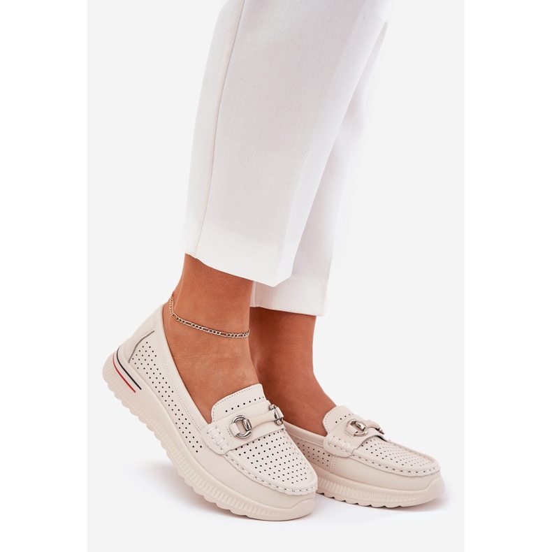 Openwork Vinceza 95331 Balerine naturale bej 1 Openwork Vinceza 95331 Balerine naturale bej 1