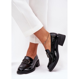 Picted din piele înaltă cu piele înaltă Vinceza 18102 Negru 2