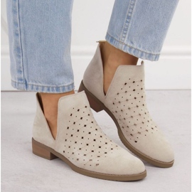 M.Daszyński Openwork Boots M. Daszyński San12b bej 9