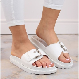 Flip-flops Big Star W cu platformă JJ274A309 INT1681C alb 11