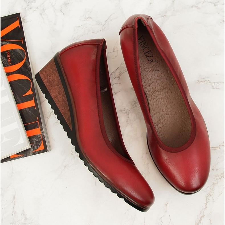 Pompe cu pană Red Vinceza roșu 2